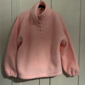 Pink Sherpa Pullover